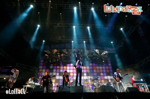 Arcade Fire no festival Lollapalooza 2014 - Santiago, Chile. Foto por Franco Moreno/Getty Images/Lotus Producciones