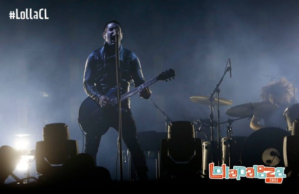 Nine Inch Nails  no festival Lollapalooza 2014 – Santiago, Chile. Foto por Lotus Producciones